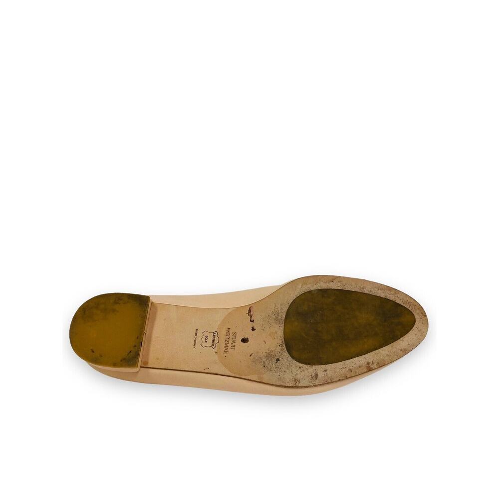 STUART WEITZMAN Pink Leather Chicflat Ballet Flats Shoes Size 10.5 - Picture 8 of 8